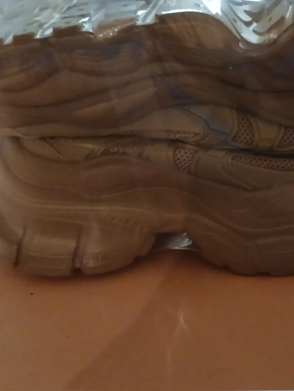 Chunky Athletic Sneakers in Brown - Picture 1 of 4